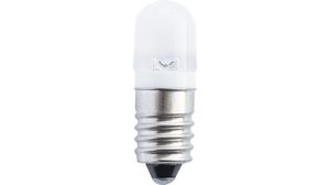 LED-indikeringslampa 230V 3mA E10 Vit