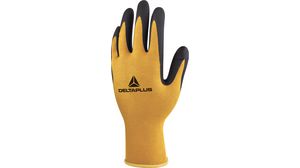 Protective Gloves, Polyamide / Polyurethane, Glove Size Large, Black / Yellow