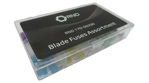 Mini Automotive Blade Fuse Assortment 80pcs with Hand Tool, Slow Blow