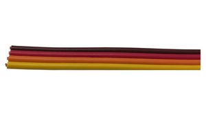 Plochý kabel, PVC 4x 0.25mm? Nestíněné 30m