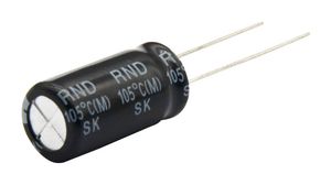 Radial Electrolytic Capacitor, 1000uF, 3uA, 25V, 550mA