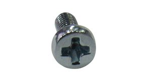 Cylindrical Cross-Head Screw, Machine / Pan Head, Phillips, PH1, M2.5, 6mm, Pack of 200 pieces