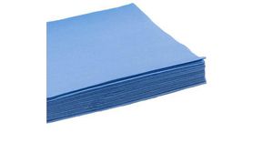 Multifunctional Wiping Cloths, 300 x 350mm, Cellulose / Polyester, Blue, Pack of 300 pieces