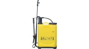 Dispenser Bottle, Backpack, High Pressure Spray, 20l, Polypropylene (PP), Yellow