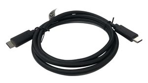 Cable, USB-C Plug - USB-C Plug, 1m, USB 3.0, Black