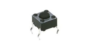 Keypad Switch 1 Switch SPST Momentary Tactile 0.05A 12VDC 1.57N 4 PCB Hole CNT Solder Terminal THT Straight