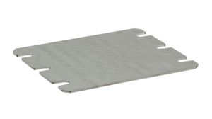 Mounting Plate for MNX Enclosures, 66 x 80mm, Galvanised Steel