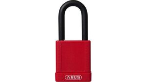 ABUS Key Weatherproof Aluminium Padlock, 7mm Shackle, 40mm Body