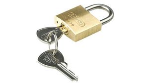 ABUS Key Weatherproof Brass, Stainless Steel Weatherproof Padlock, Keyed Alike, 5mm Shackle, 30mm Body