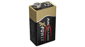 Primary Battery, Alkaline, E, 9V, X-Power