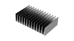 Kühlkörper Aluminium natur 2K/W 123.2x82.6x38.1mm