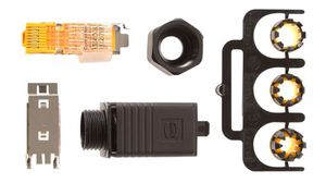 Connecteur RJ45 avec connecteur push-pull, Compatible avec Caméras AXIS PTZ