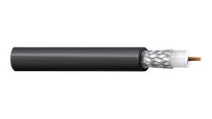 Coaxial Cable RG-174/U PVC 2.8mm 50Ohm CCS Black 50m