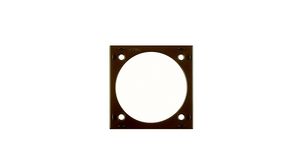 Wall Socket Spacer Ring Glossy INTEGRO Wall Mount 59.3 x 59.3mm Brown