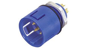 Circular Connector, 8 Contacts, Panel Mount, Miniature Connector, Socket, Male, IP67, 720 Series