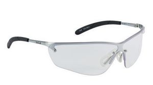 SILIUM Anti-Mist UV Safety Glasses, Clear Polycarbonate Lens, Vented