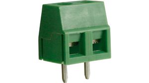 Wire-To-Board Terminal Block, THT, 5.08mm Pitch, Right Angle, Screw, Rising Clamp, 2 Poles