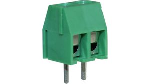 Wire-To-Board Terminal Block, THT, 3.5mm Pitch, Right Angle, Screw, 2 Poles