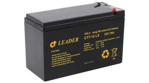 Rechargeable Battery, Lead-Acid, 12V, 7Ah, Blade Terminal, 4.8 mm