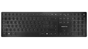 Tastatur, KW 9100 SLIM, CZ Tjekkisk, QWERTZ, USB, Bluetooth / Trådløs