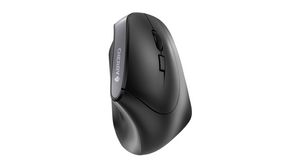 Vertical Wireless Mouse MW4500 1200dpi Optical Right-Handed Black