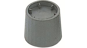Rotary Knob 17mm Black Aluminium Without Indication Line Rotary Switch