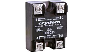Solid State Relay, HD, 1NO, 125A, 530V, Screw Terminal