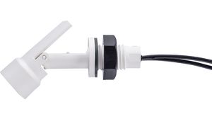 Interrupteur à flotteur interne Contact de fermeture (NO) 25VA 600mA 240 VAC 84mm Blanc Polypropylène (PP) Câble