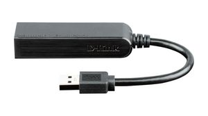 USB Network Adapter, 1Gbps, USB-A Plug - RJ45 Socket
