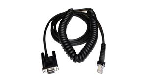 RS232 Cable, Coiled, 3.6m, PBT9500 / PM9500 / PM9501