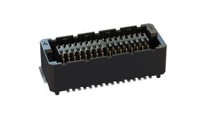 Stacking Board Connector, Unshielded, 4.85mm, Socket, 1.7A, 500V, Contacts - 32