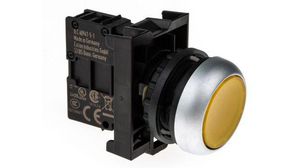 Eaton RMQ Titan Series Yellow Illuminated Momentary Push Button Head, 22mm Cutout, IP69K