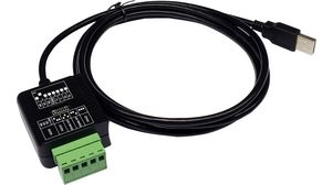 USB-sarjamuunnin, RS-232 / RS-422 / RS-485, 1 Riviliitin