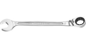 Spanner, Klucz płasko-oczkowy, grzechotka, 10 mm, 158mm