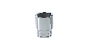 Facom 1/2 in Drive 28mm Standard Socket, 6 point, 44 mm Overall Length
