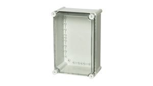 Plastic Enclosure, Hinged Cover, Solid, 190x130x280mm, Light Grey, Polycarbonate, IP65