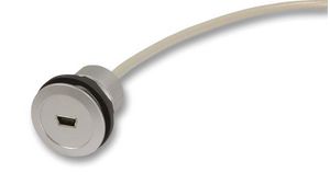 Cable, USB-A Plug - USB Mini-B 5-Pin Socket, 500mm, USB 2.0, Silver