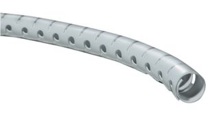 Cable Cover, 20mm, Polypropylene, Grey, 25m