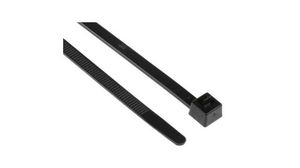 Cable Tie 300 x 4.6mm, Polyamide 6.6, 200N, Black, Pack of 100 pieces