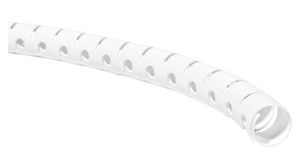 Spiral Sleeve with Tool, 27mm, Polypropylene, White, 2m
