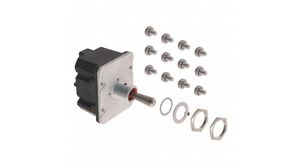 Toggle Switch, 4P3T, Latched, 20A, 28VDC