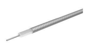 Coaxial Cable without Jacket for Microwaves RG-403 50Ohm Silver-Plated Copper 25m