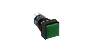 Pushbutton Switch Momentary Function 2CO Panel Mount Green