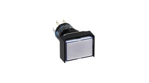 Illuminated Pushbutton Switch Latching Function 2CO 24 VDC / 220 VAC LED Pure White None