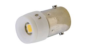 LED-Lampe, BA9S, Weiss, 12V, Serie IDEC HW