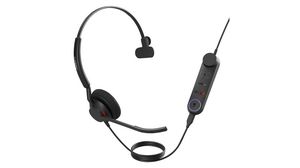 USB-C Headset with Inline Link, MS, Engage 50 II, Mono, On-Ear, 20kHz, USB, Black
