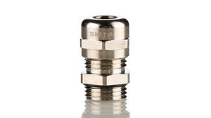 SKINTOP Series Metallic Nickel Plated Brass Cable Gland, PG9 Thread, 4mm Min, 8mm Max, IP68