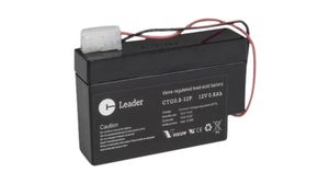 Rechargeable Battery, Lead-Acid, 12V, 800mAh, Connector, 2-Pin