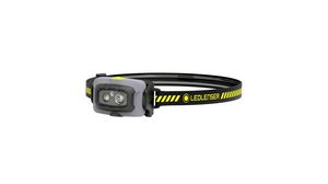 Headlamp, LED, Rechargeable, 500lm, 130m, IP68, Black / Yellow