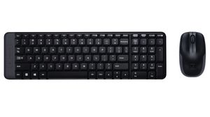 Keyboard and Mouse, 1000dpi, MK220, PT Portuguese, QWERTY, Wireless